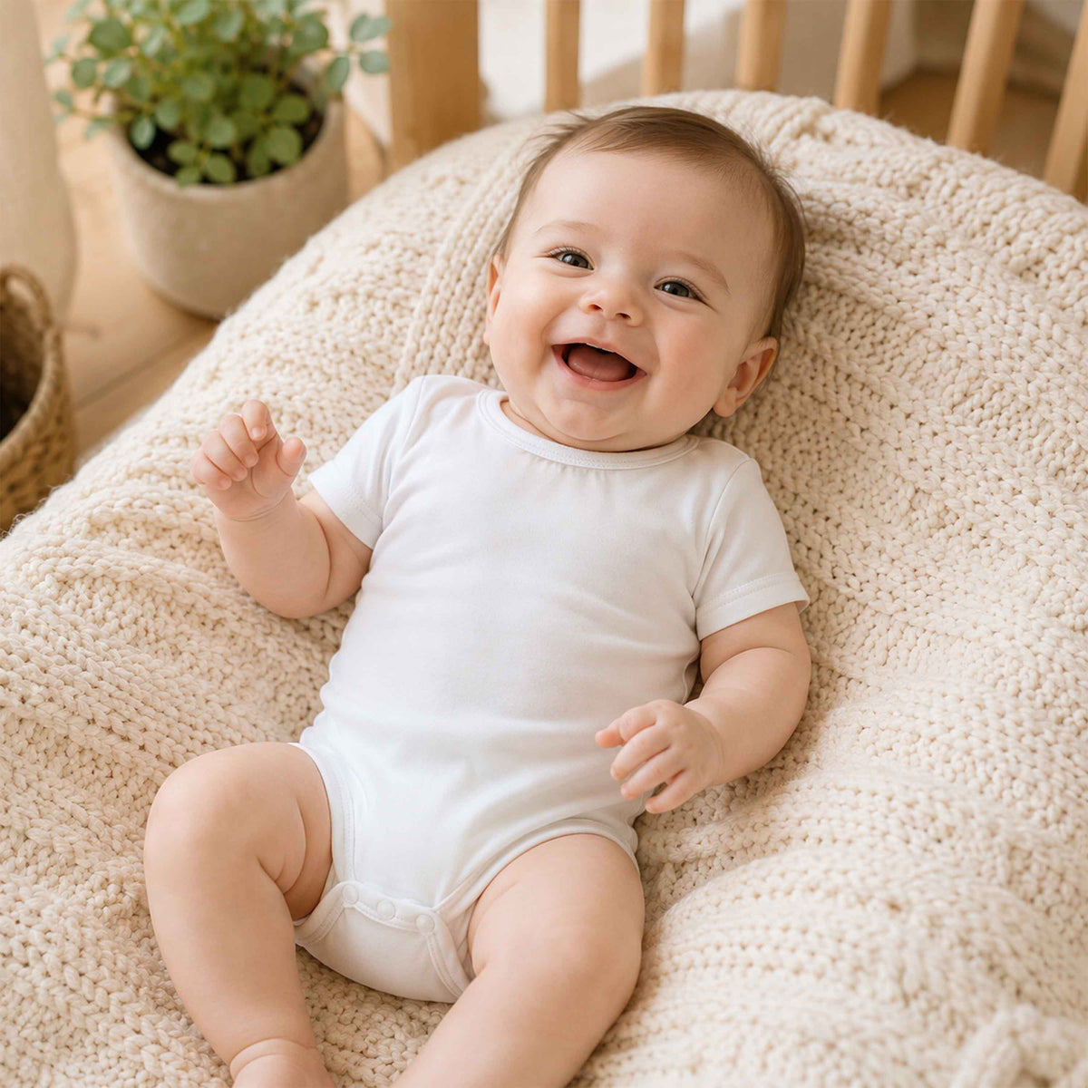 Bamboo Short-Sleeve Bodysuit